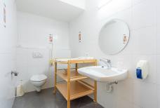 Apartments Ahrner Wirt - Barrierefreie Toilette mit Wickeltisch