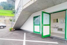 Barrierefreie Toilette an der Talstation