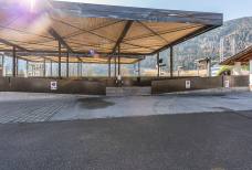 Bahnhof Vintl - Parkplatz und Zugangsweg