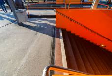 Stazione Merano: Scale verso sottopassaggio