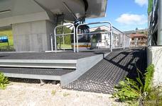 Cabinovia Piz de Plaies - Rampa di accesso alla stazione a valle