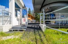 Cabinovia Piz de Plaies - Rampa di accesso alla stazione a monte