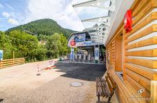 Kabinenbahn Welschnofen - Zugangsweg vom unteren Parkplatz
