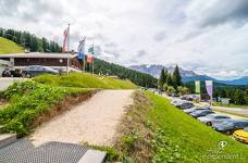 Kabinenbahn Welschnofen - Zugangsrampe Bergrestaurant