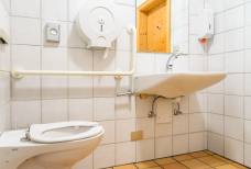 Ovovia Ortisei-Alpe di Siusi: WC del Ristorante Seuc