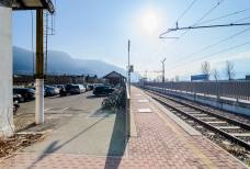 Rampe zum Bahnsteig 1