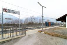 Zugangsrampe zum Bahnsteig 1