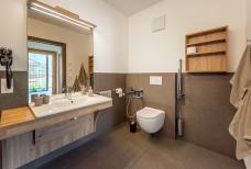 Agriturismo Preglhof - Bagno dell'appartamento accessibile (n. 1)