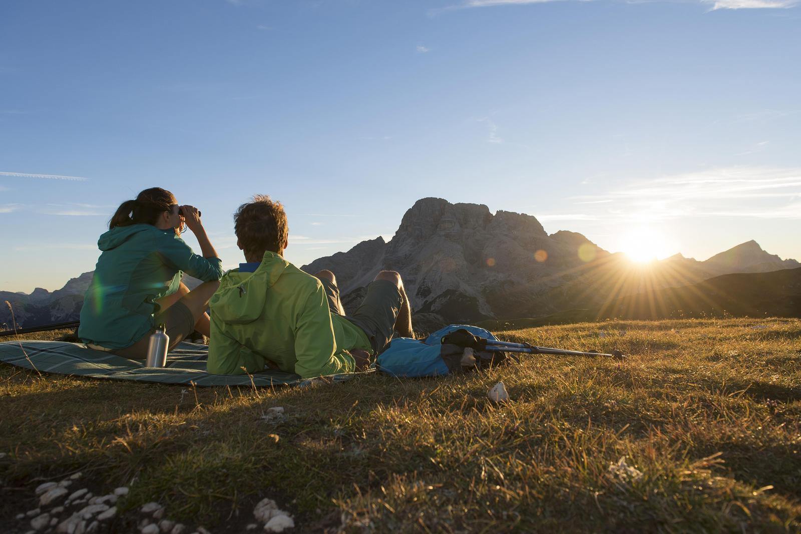 Sonnenaufgang in den Bergen